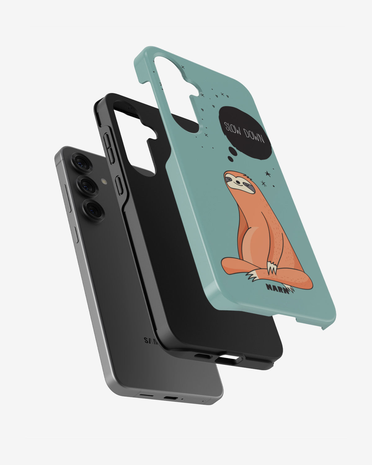 Samsung Galaxy S24 Plus Tough Case – Slow Down Sloth - View 2