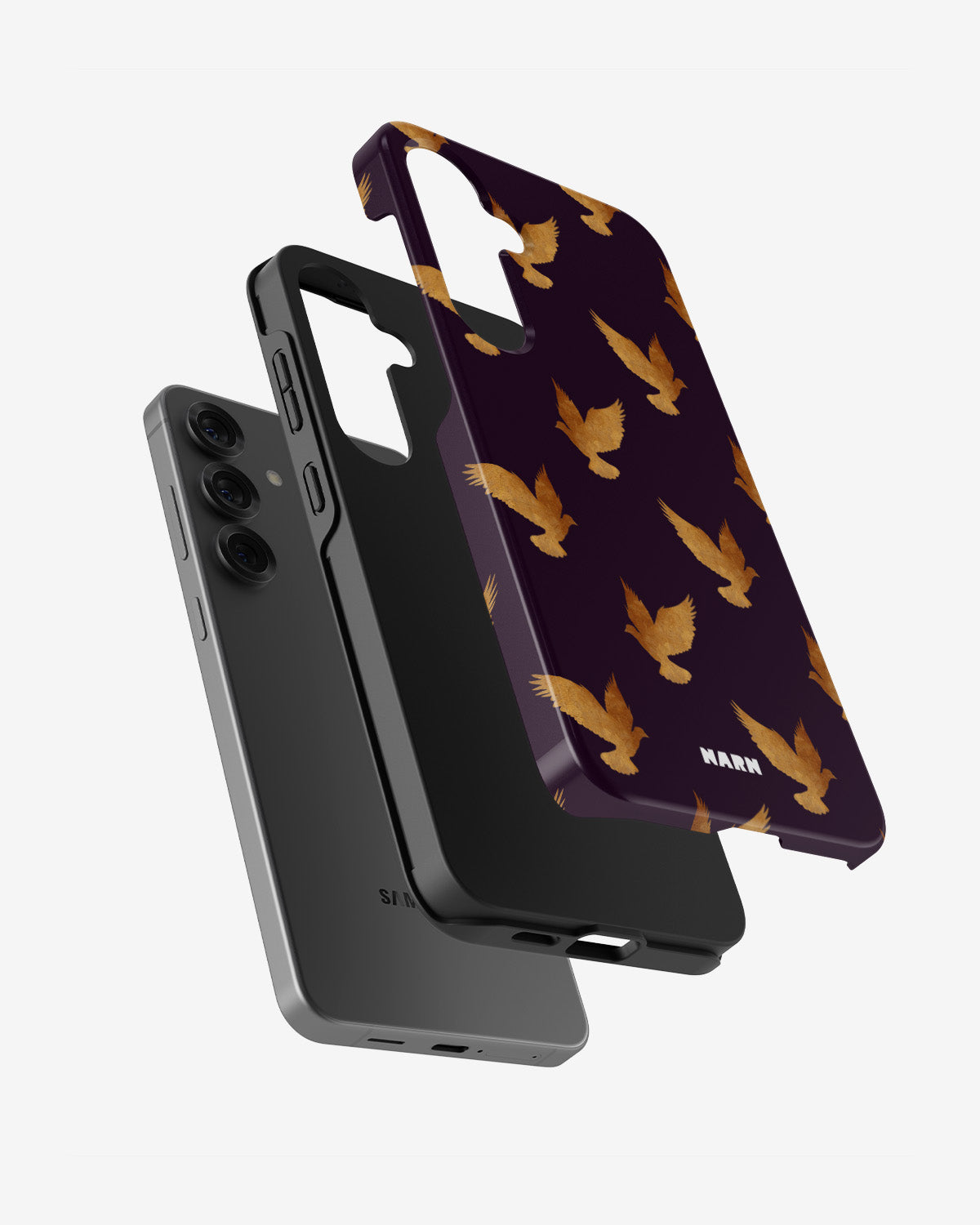 Samsung Galaxy S24 Plus Tough Case – Royal Doves - View 2