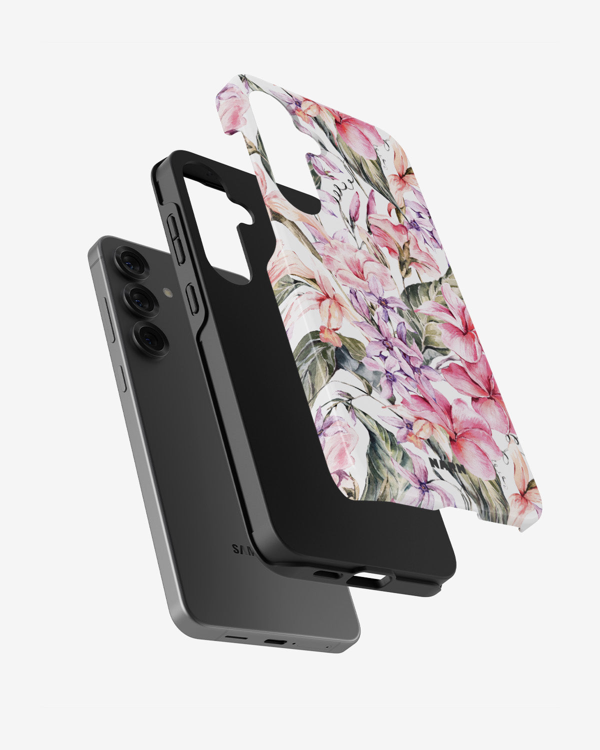 Samsung Galaxy S24 Plus Tough Case – Watercolor Flowers - View 2