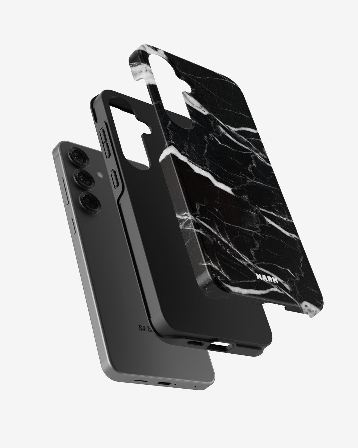 Samsung Galaxy S24 Plus Tough Case – Black Marble - View 2
