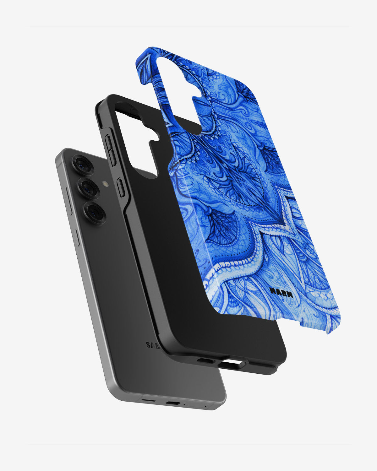 Samsung Galaxy S24 Plus Tough Case – Blue Vintage - View 2