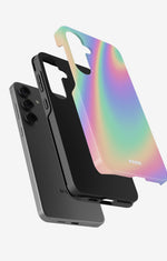 Samsung Galaxy S24 Plus Tough Case – Rainbow Haze - View 2