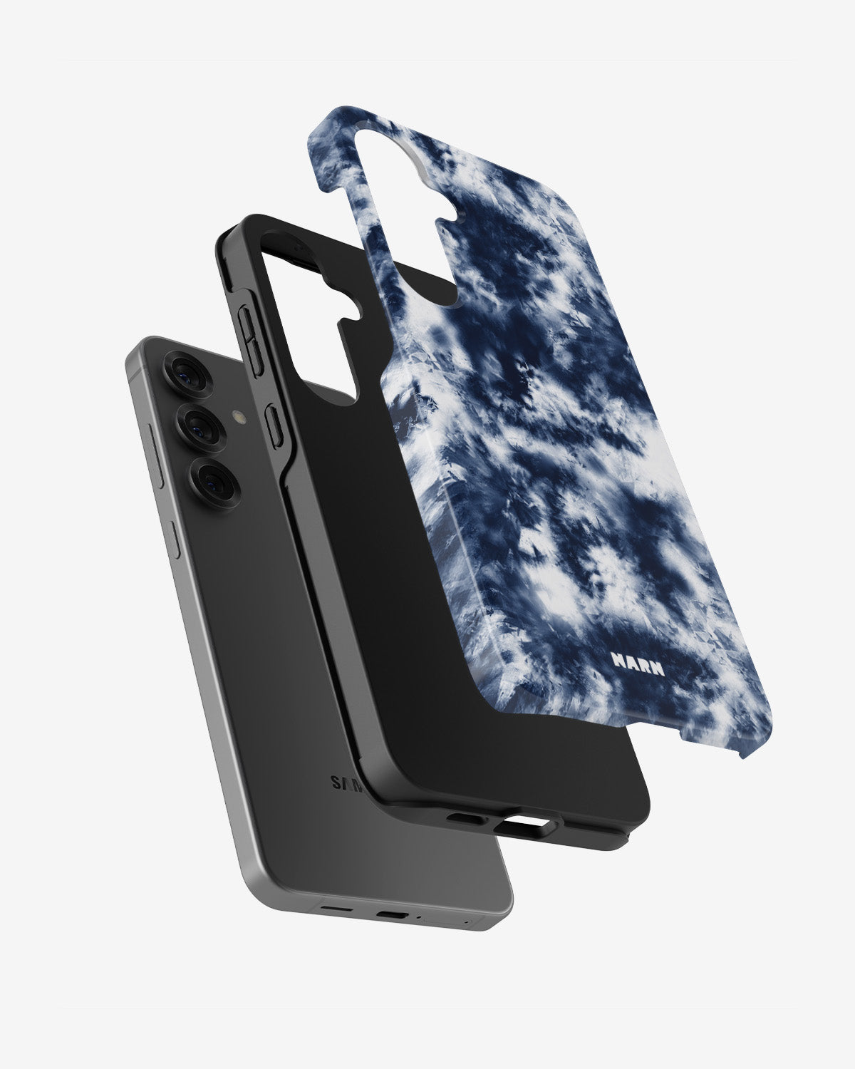 Samsung Galaxy S24 Plus Tough Case – Tie Dye Blue - View 2