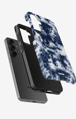 Samsung Galaxy S24 Plus Tough Case – Tie Dye Blue - View 2