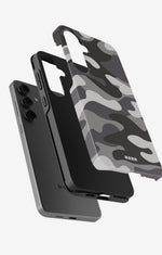 Samsung Galaxy S24 Plus Tough Case – Grey Camo - View 2