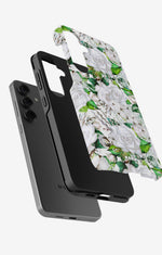 Samsung Galaxy S24 Plus Tough Case – White Bloom - View 2