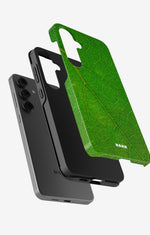 Samsung Galaxy S24 Plus Tough Case – Green Leafy - View 2