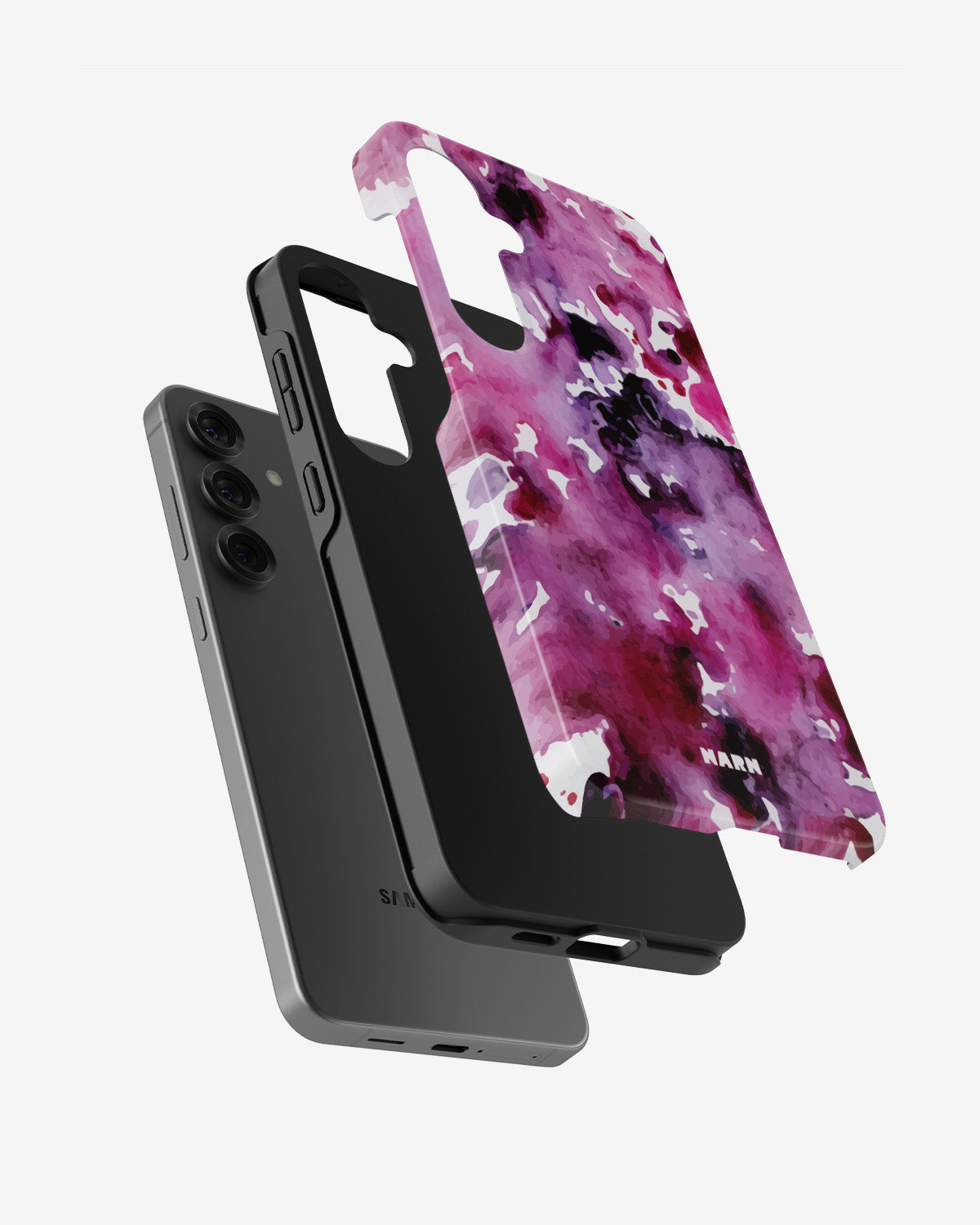 Samsung Galaxy S24 Plus Tough Case – Floral Splash - View 2