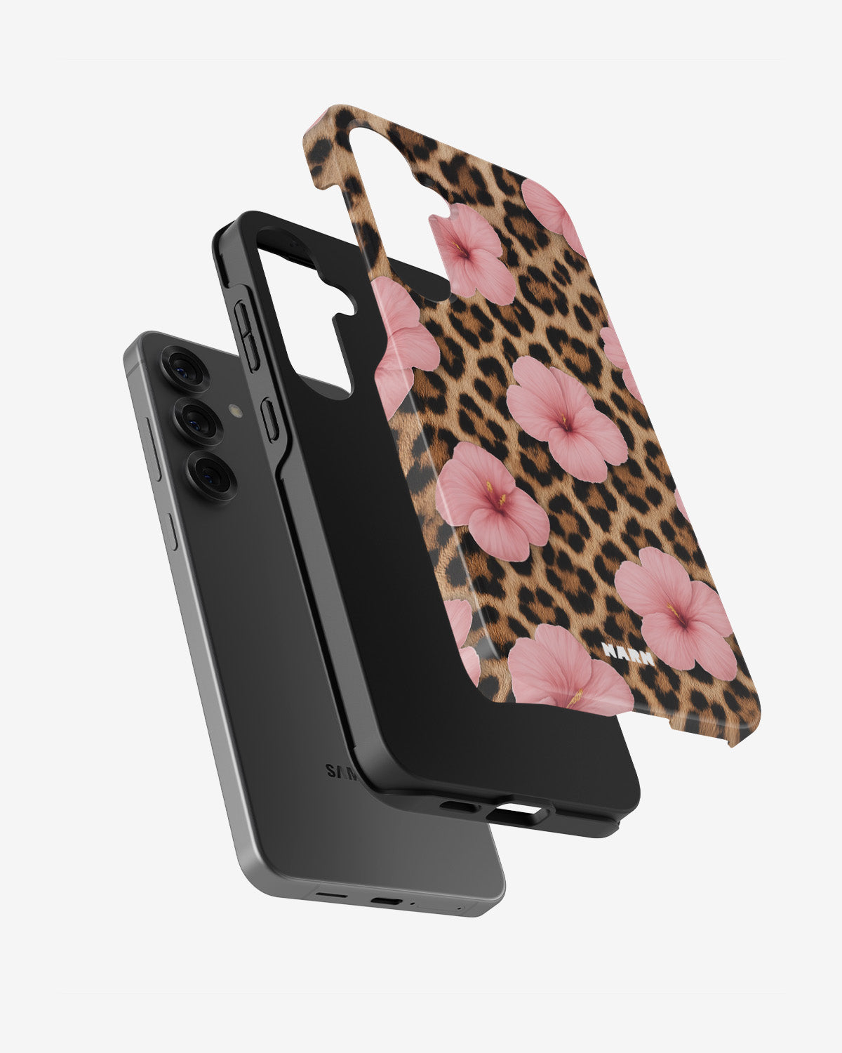 Samsung Galaxy S24 Plus Tough Case – Leopard Flower - View 2