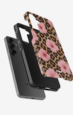Samsung Galaxy S24 Plus Tough Case – Leopard Flower - View 2