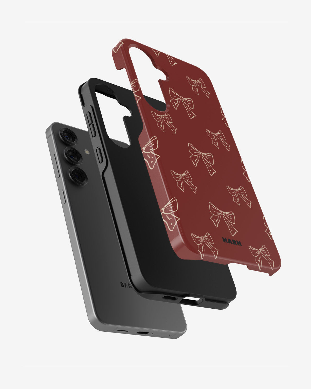 Samsung Galaxy S24 Plus Tough Case – Cherry Bows - View 2