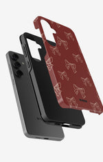Samsung Galaxy S24 Plus Tough Case – Cherry Bows - View 2