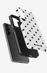 Samsung Galaxy S24 Plus Tough Case – Mono Dots - View 2