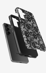 Samsung Galaxy S24 Plus Tough Case – Midnight Lace - View 2