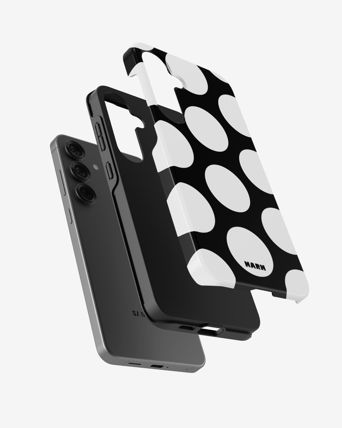 Samsung Galaxy S24 Plus Tough Case – Bold Dots - View 2