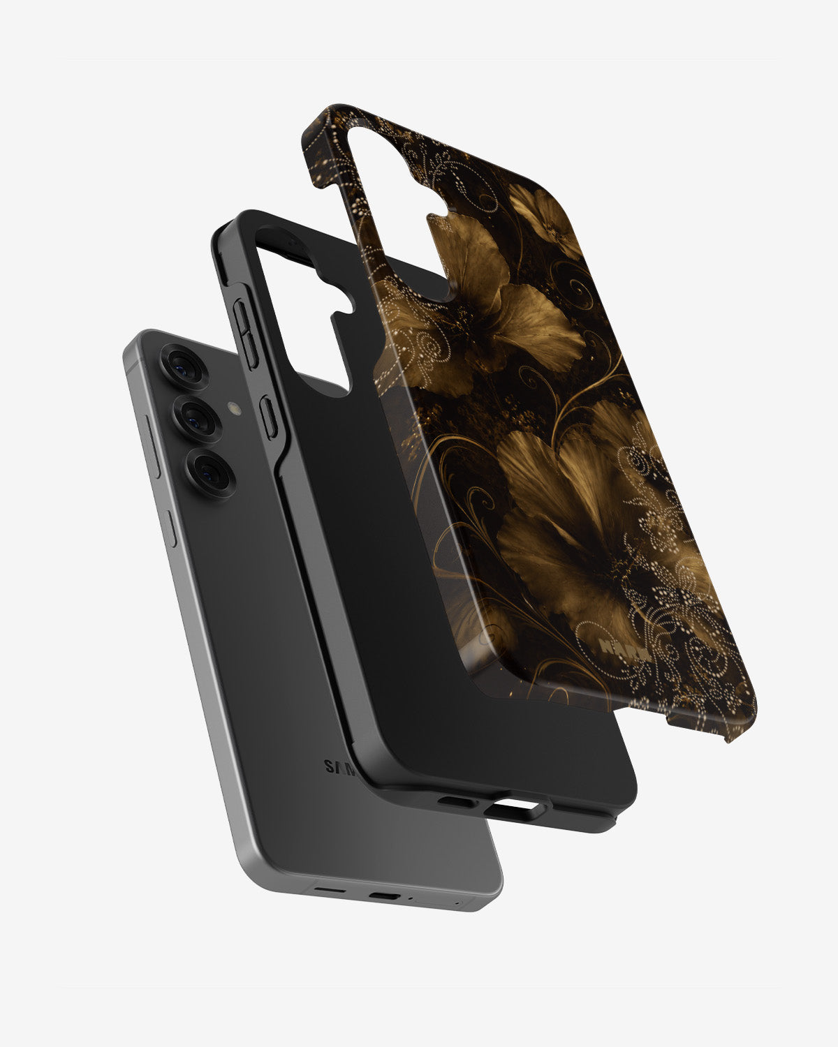 Samsung Galaxy S24 Plus Tough Case – Bloom Noir - View 2