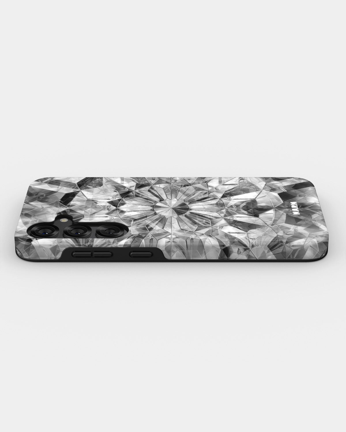 Samsung Galaxy S24 Plus Tough Case – Grey Crystals - View 3
