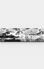 Samsung Galaxy S24 Plus Tough Case – Black & White Bloom - View 3
