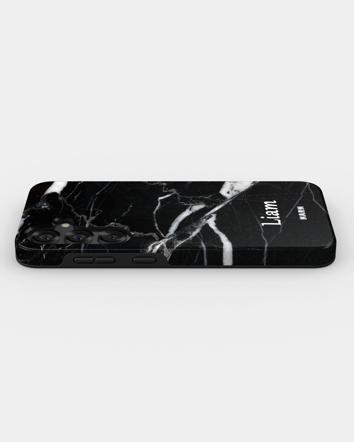 Samsung Galaxy S24 Plus Tough Case – Custom - Black Marble - View 3