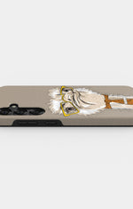 Samsung Galaxy S24 Plus Tough Case – Hipster Ostrich - View 3