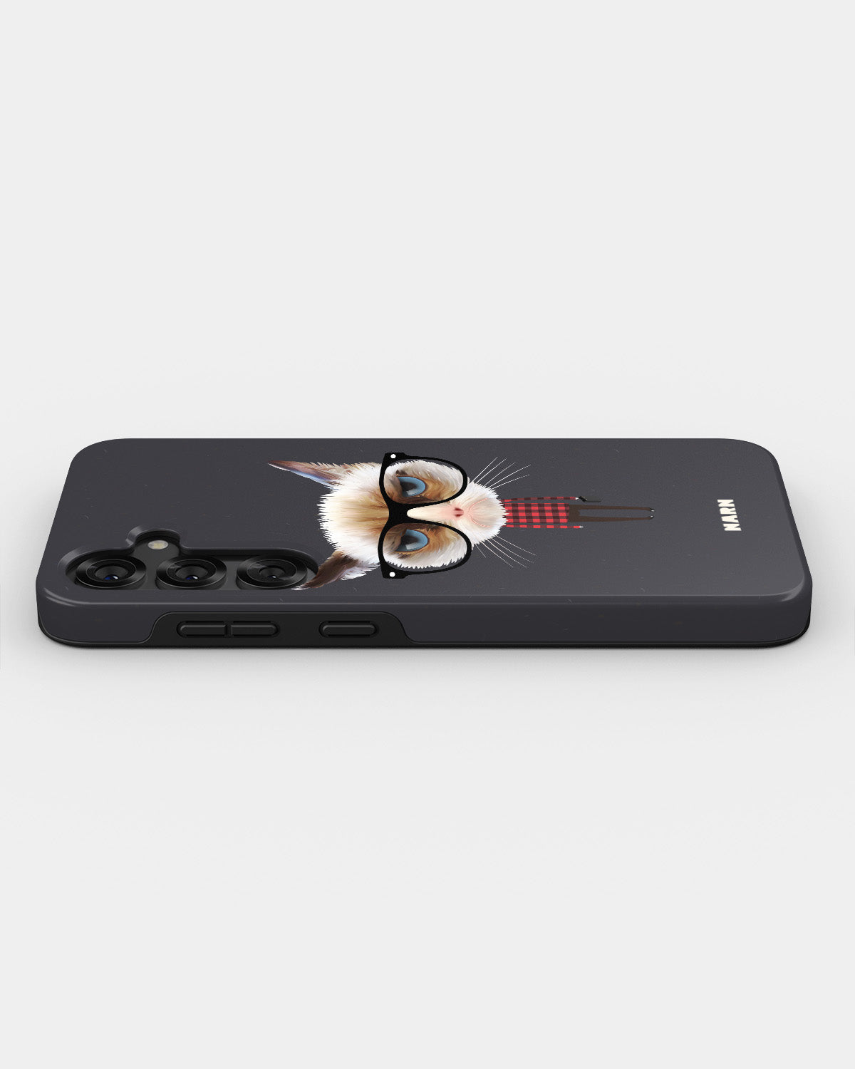 Samsung Galaxy S24 Plus Tough Case – Hipster Cat - View 3