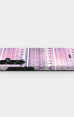 Samsung Galaxy S24 Plus Tough Case – Purple Aztec - View 3
