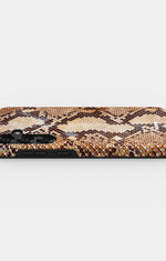 Samsung Galaxy S24 Plus Tough Case – Brown Snakeskin - View 3