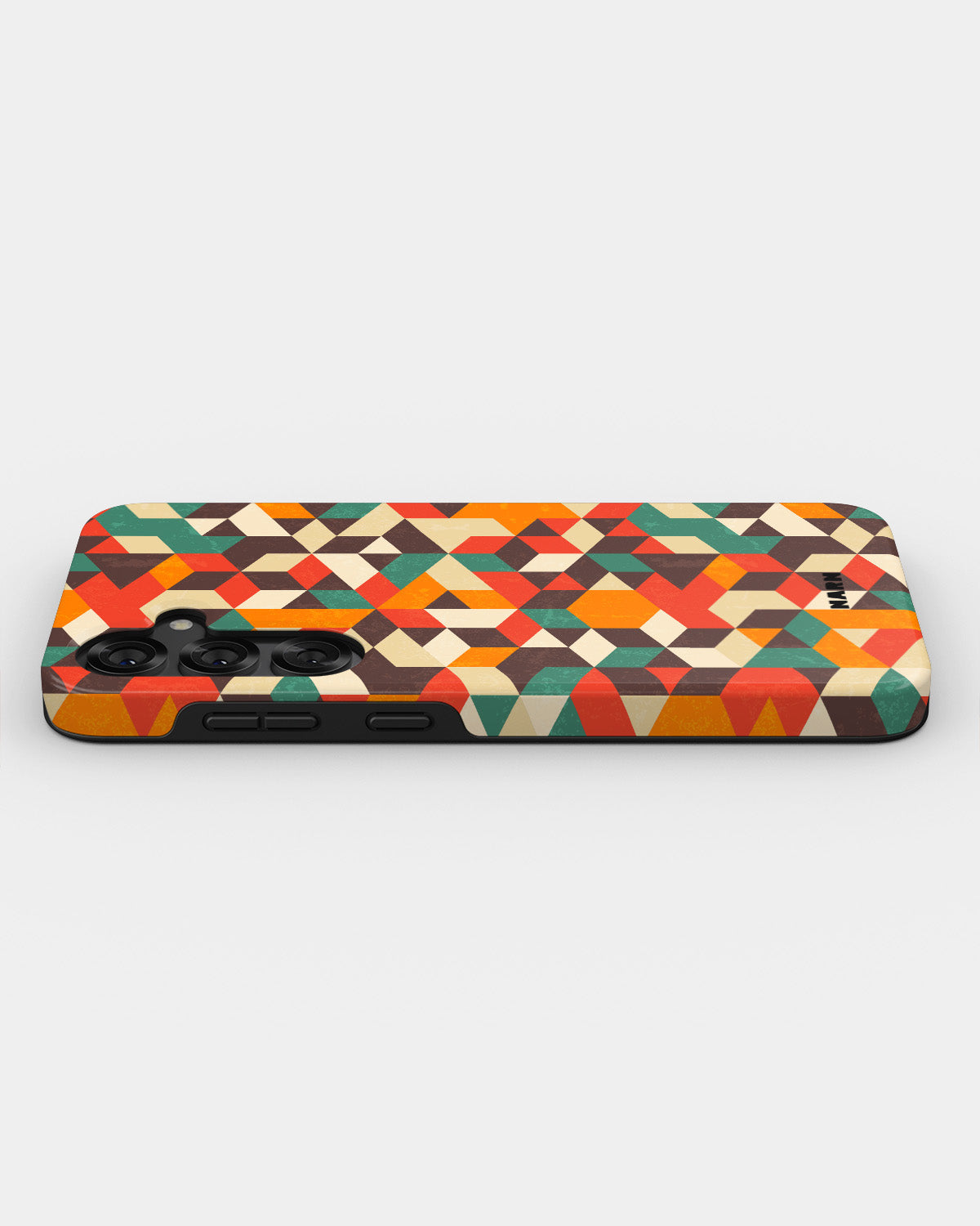 Samsung Galaxy S24 Plus Tough Case – Retro Geometric - View 3
