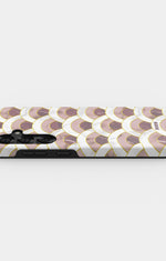 Samsung Galaxy S24 Plus Tough Case – Pink Marble Waves - View 3