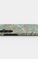 Samsung Galaxy S24 Plus Tough Case – Paisley Green - View 3
