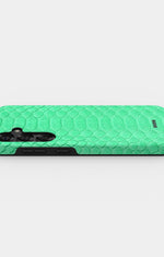 Samsung Galaxy S24 Plus Tough Case – Turquoise Snake - View 3