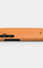 Samsung Galaxy S24 Plus Tough Case – Orange Snake - View 3