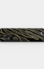 Samsung Galaxy S24 Plus Tough Case – Golden Zebra - View 3