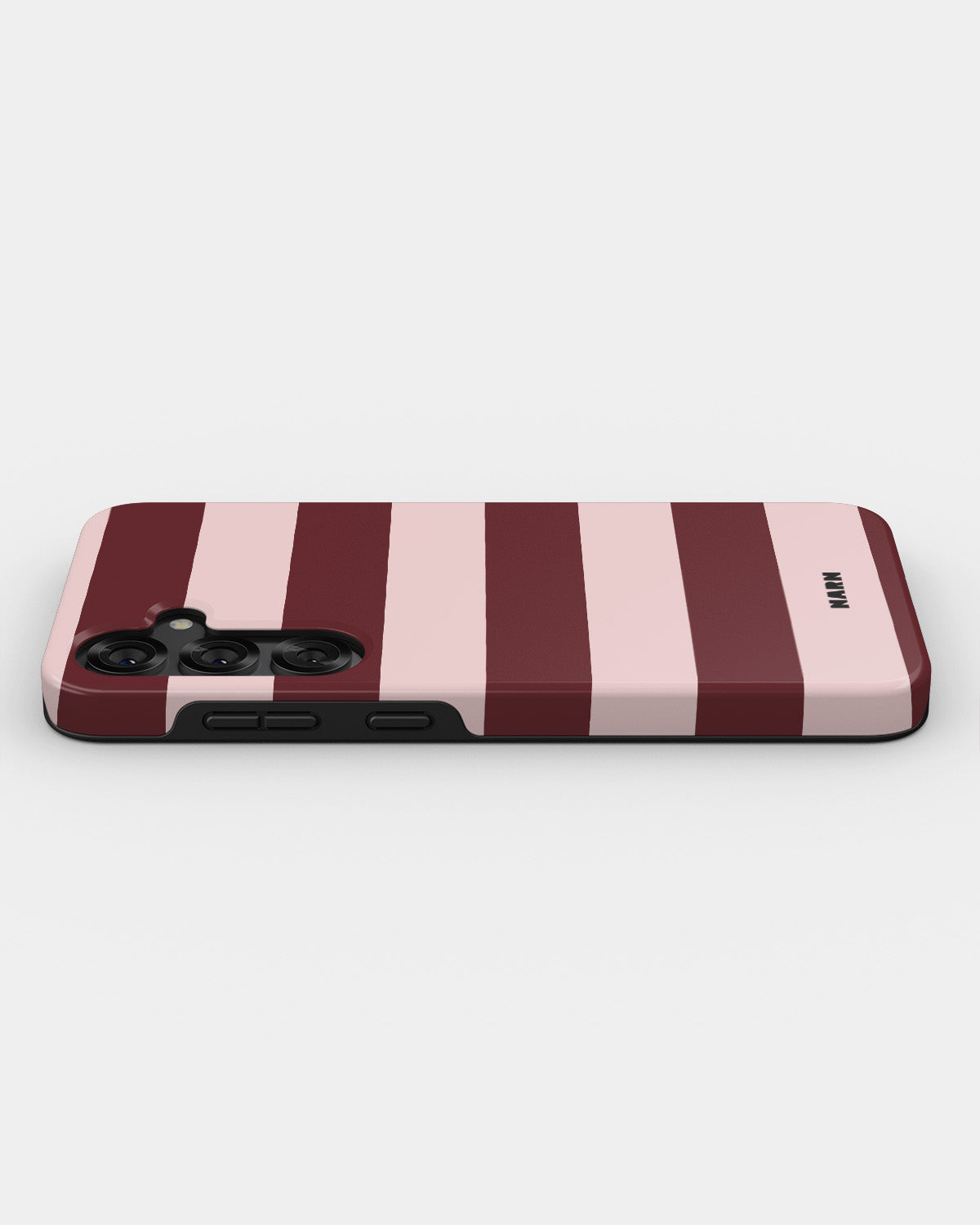 Samsung Galaxy S24 Plus Tough Case – Cranberry Stripe - View 3