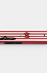 Samsung Galaxy S24 Plus Tough Case – Cherry Stripes - View 3