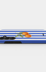 Samsung Galaxy S24 Plus Tough Case – Orange Stripes - View 3