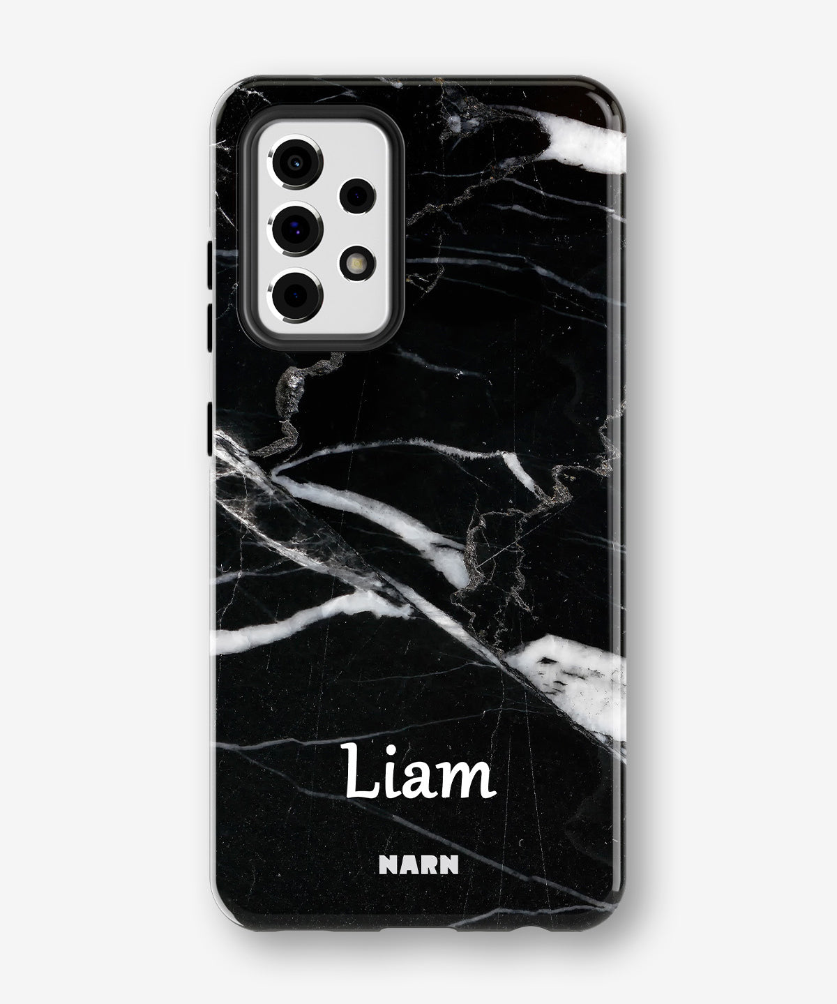 Samsung Galaxy S20 FE Tough Case – Custom - Black Marble - View 1