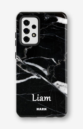 Samsung Galaxy S20 FE Tough Case – Custom - Black Marble - View 1