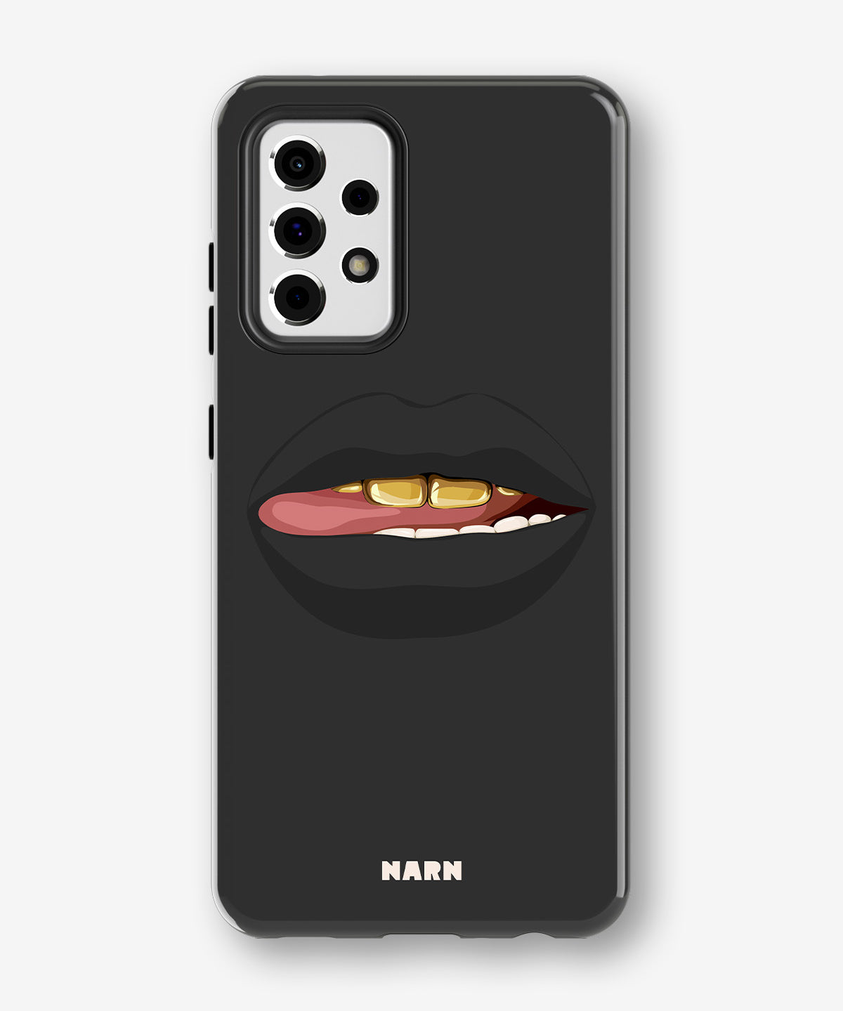 Samsung Galaxy S20 FE Tough Case – Golden Lips - View 1