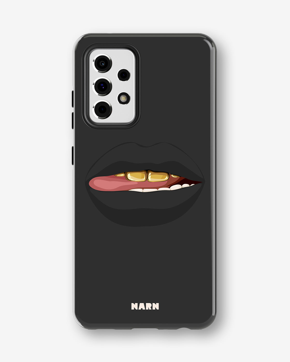 Samsung Galaxy S20 FE Tough Case – Golden Lips - View 1