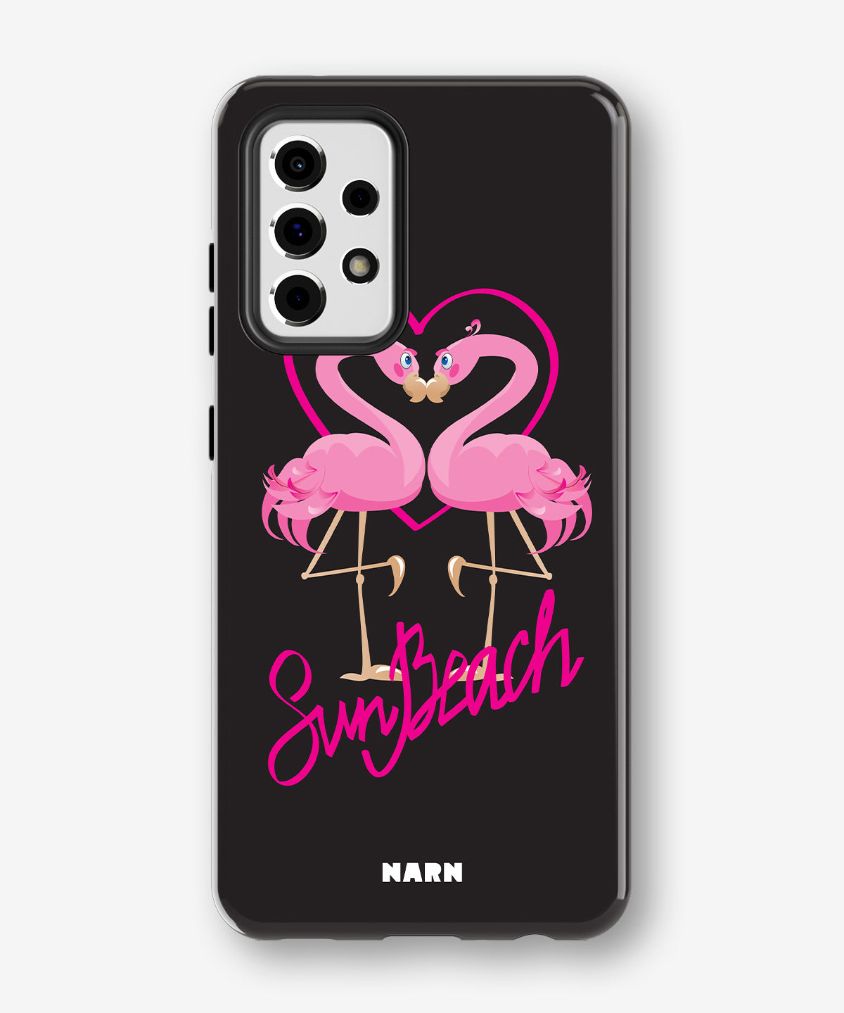 Samsung Galaxy S20 FE Tough Case – Beach Flamingo - View 1
