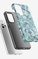 Samsung Galaxy S20 FE Tough Case – Green Crystals - View 2