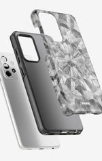 Samsung Galaxy S20 FE Tough Case – Grey Crystals - View 2
