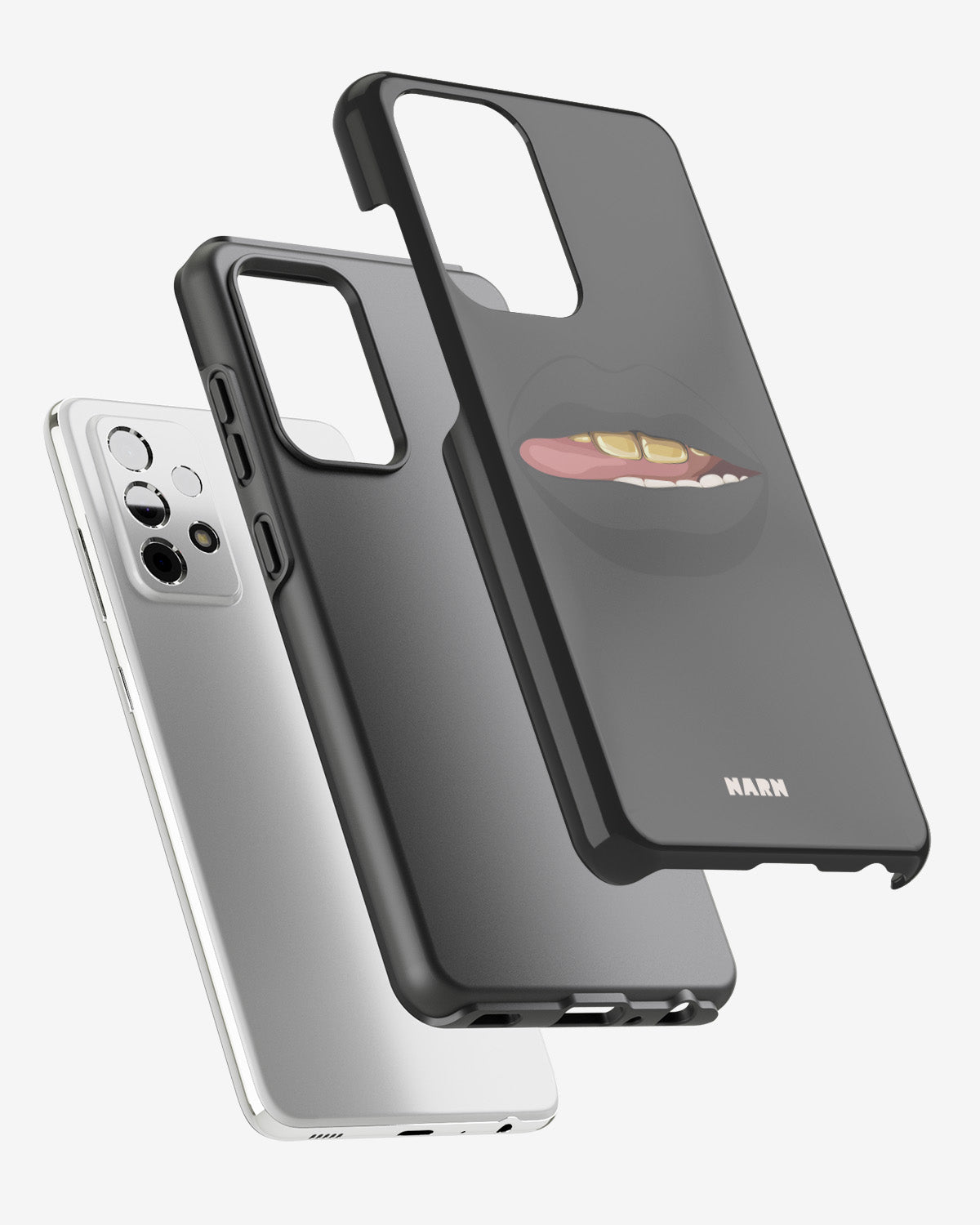 Samsung Galaxy S20 FE Tough Case – Golden Lips - View 2