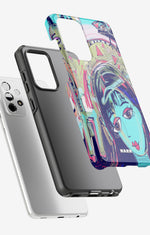 Samsung Galaxy S20 FE Tough Case – Abstract Cat - View 2