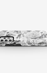 Samsung Galaxy S20 FE Tough Case – Black & White Bloom - View 3