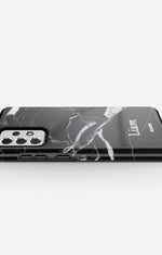 Samsung Galaxy S20 FE Tough Case – Custom - Black Marble - View 3