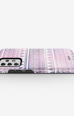 Samsung Galaxy S20 FE Tough Case – Purple Aztec - View 3