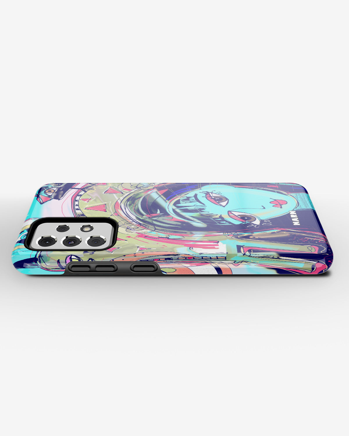 Samsung Galaxy S20 FE Tough Case – Abstract Cat - View 3