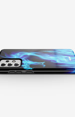 Samsung Galaxy S20 FE Tough Case – Blue Flames Dragon - View 3